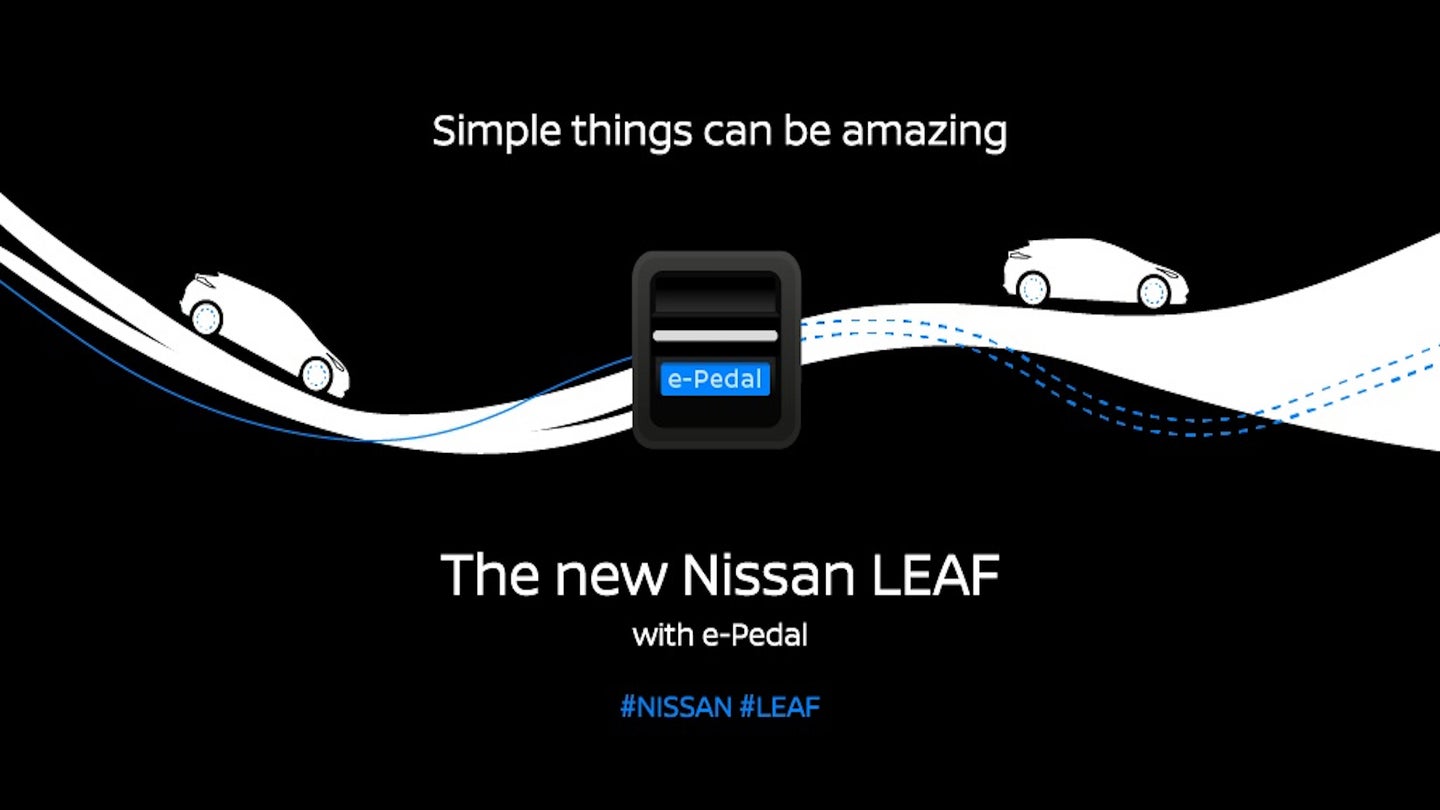 2018 Nissan Leaf&#8217;s e-Pedal to Enable One-Pedal Driving