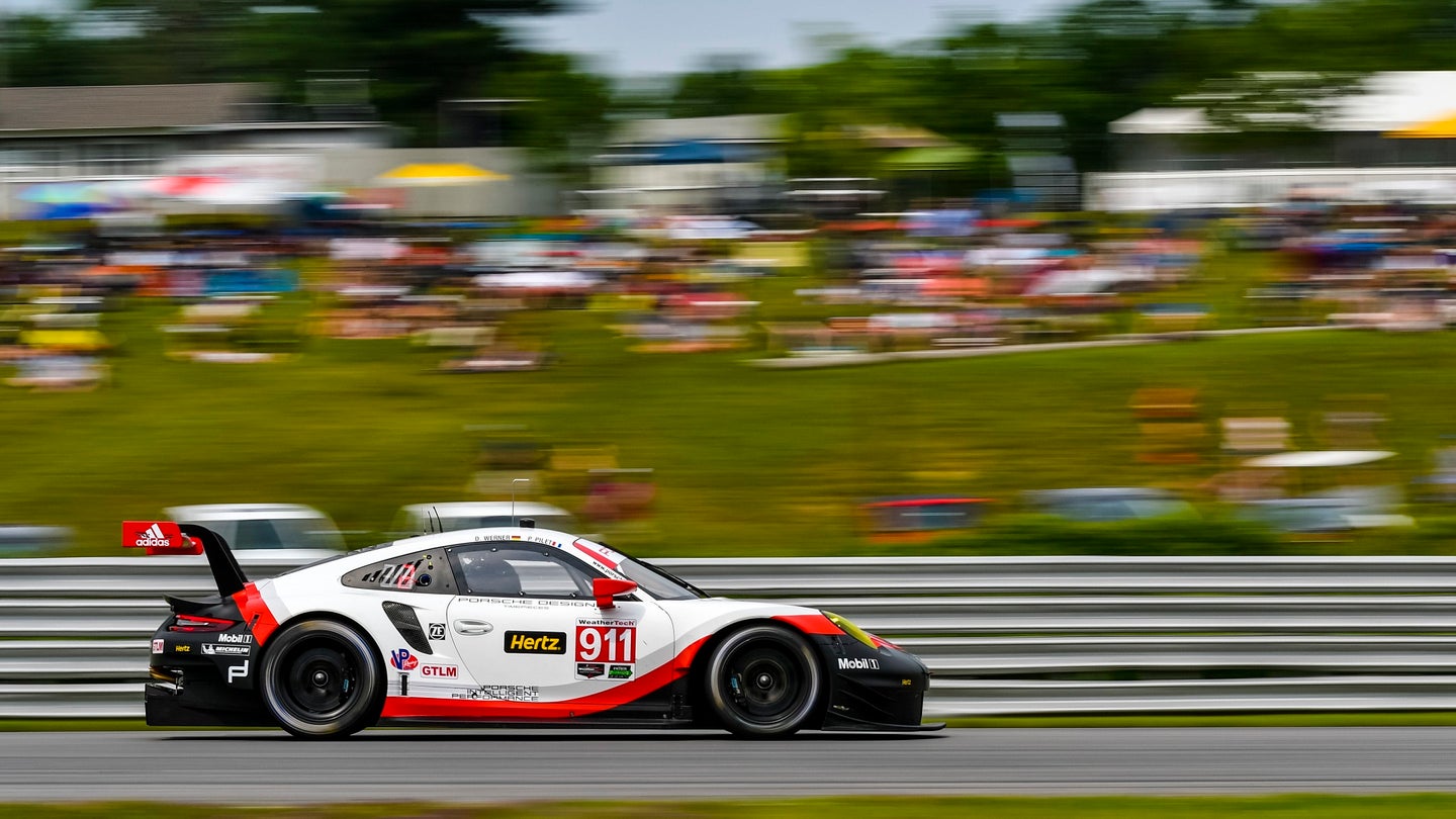 Watch The Mid-Engine Porsche 911 RSR Win Its First Race Ever