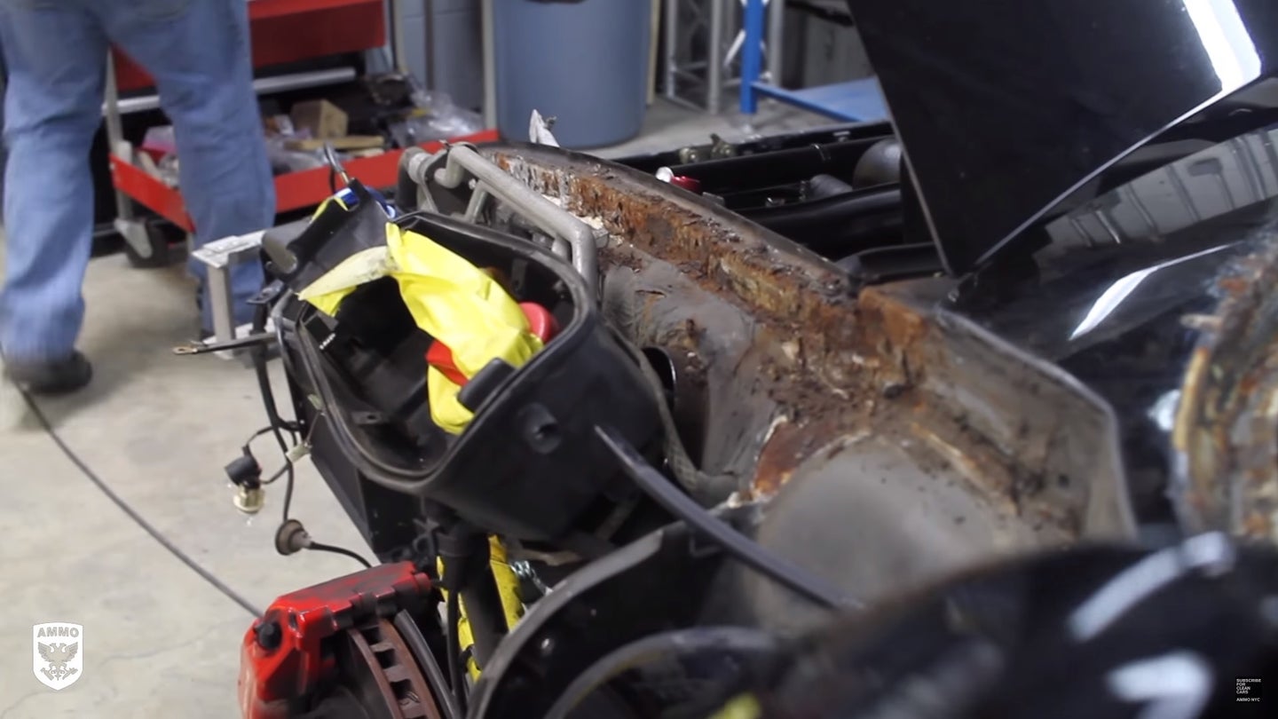 Watch This Porsche 964 Get A Proper Rust Repair
