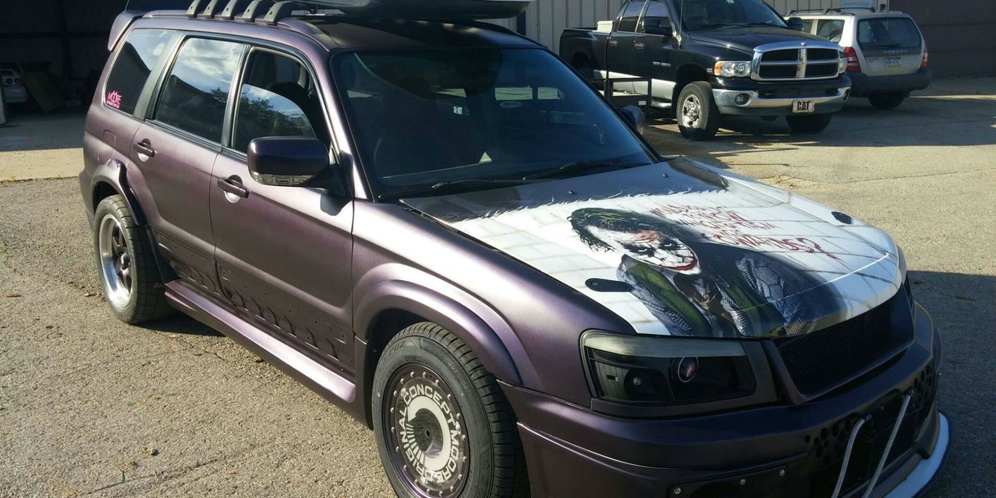 This 554-HP Supercharged, LSx-Powered Subaru Forester Is Wickedly Loud