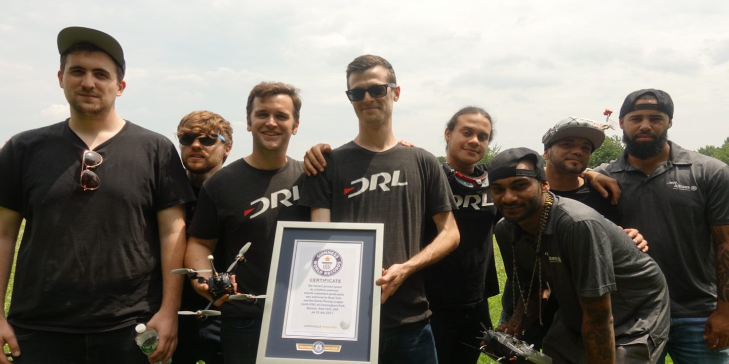 Drone Racing League Sets Guinness World Record for Fastest Drone