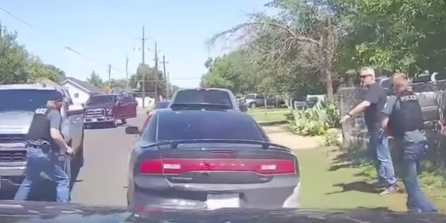 Watch a Suspect Use a Dodge Charger to Bump His Way Out of an Arrest
