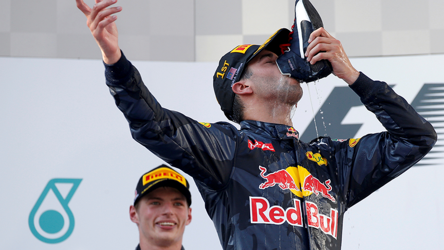 No More &#8216;Shoey&#8217; Celebrations For Red Bull F1&#8217;s Daniel Ricciardo