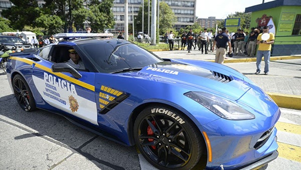 Guatemalan Civil National Police Now Have a Chevrolet Corvette Stingray Patrol Car