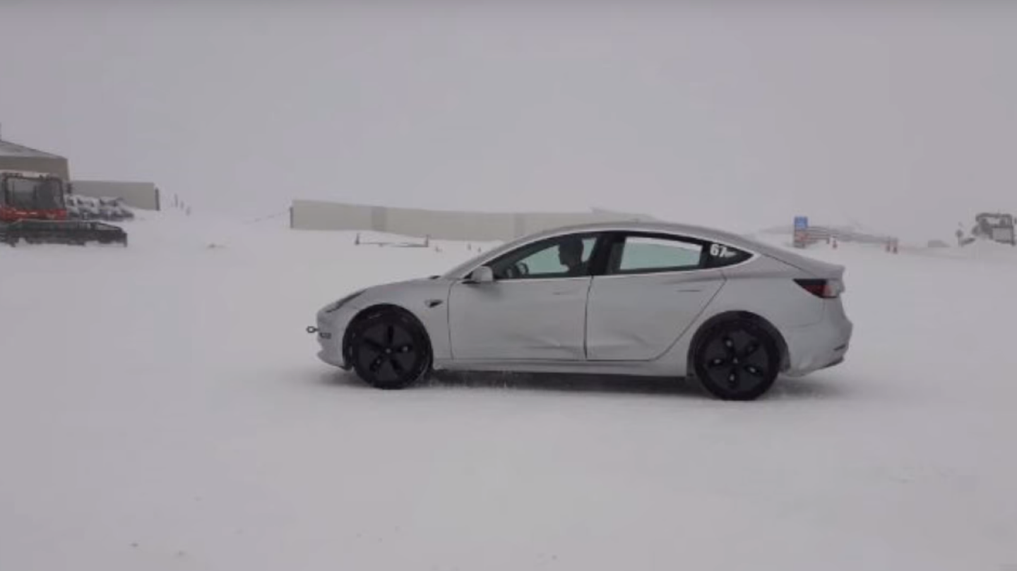 Tesla Model 3 Caught Cold-Weather Testing in New Zealand