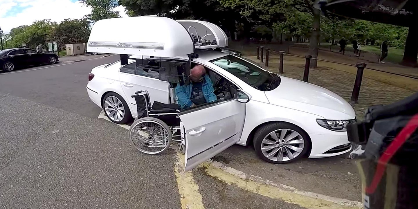 This Has To Be The Coolest Wheelchair Storage Device Ever