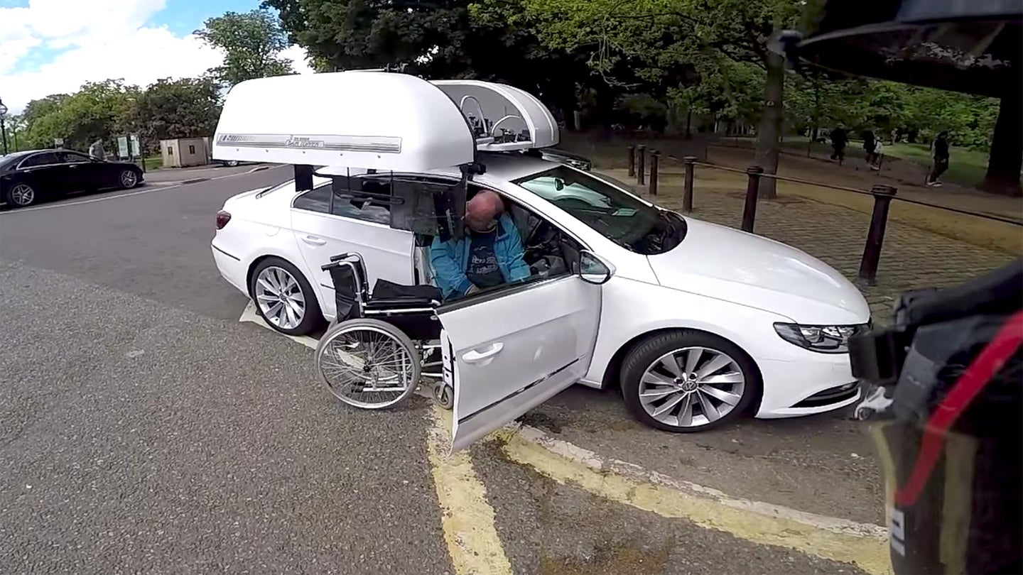 This Has To Be The Coolest Wheelchair Storage Device Ever