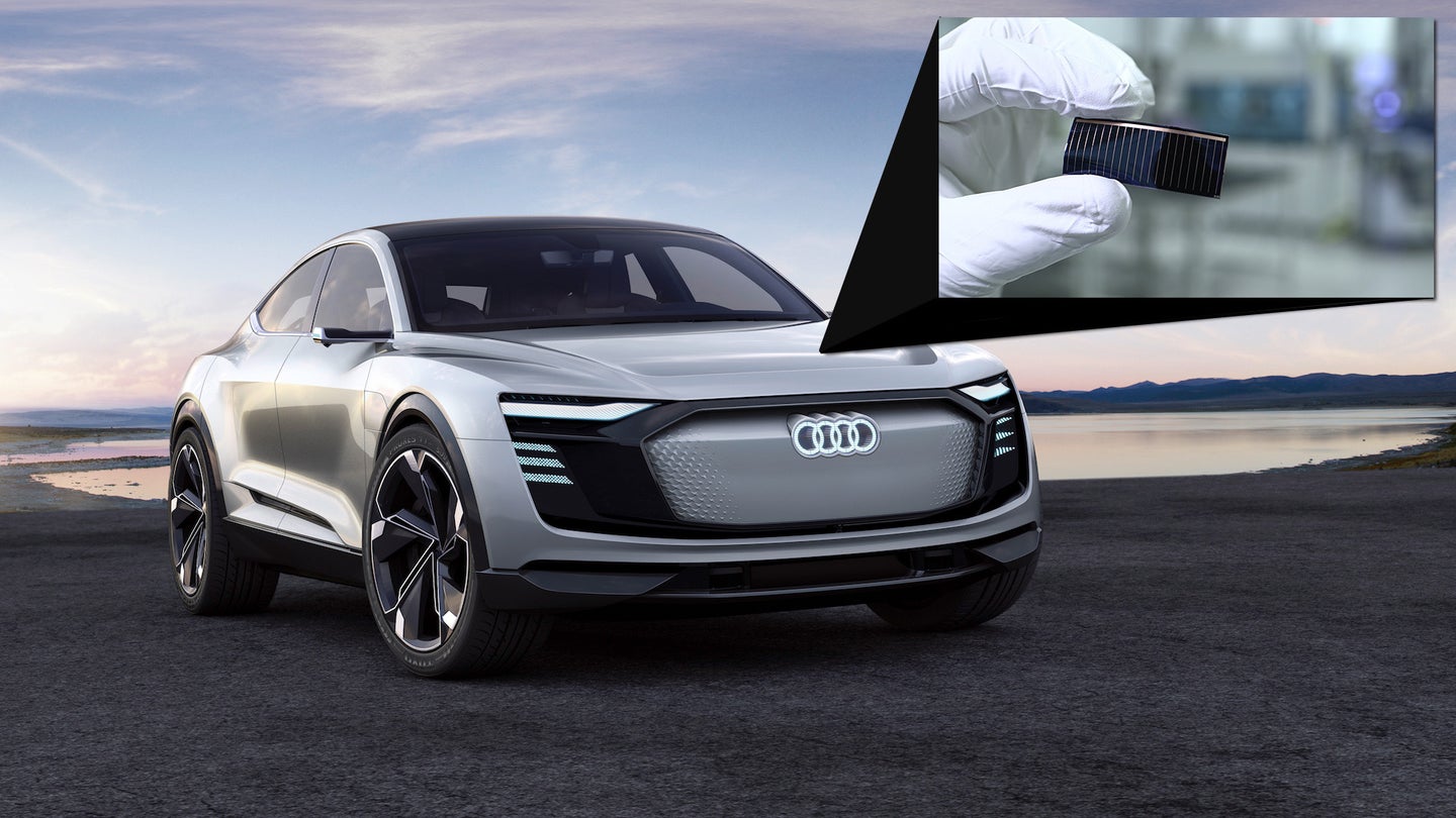 Audi Working to Add Solar Panel Roofs to Future Electric Cars