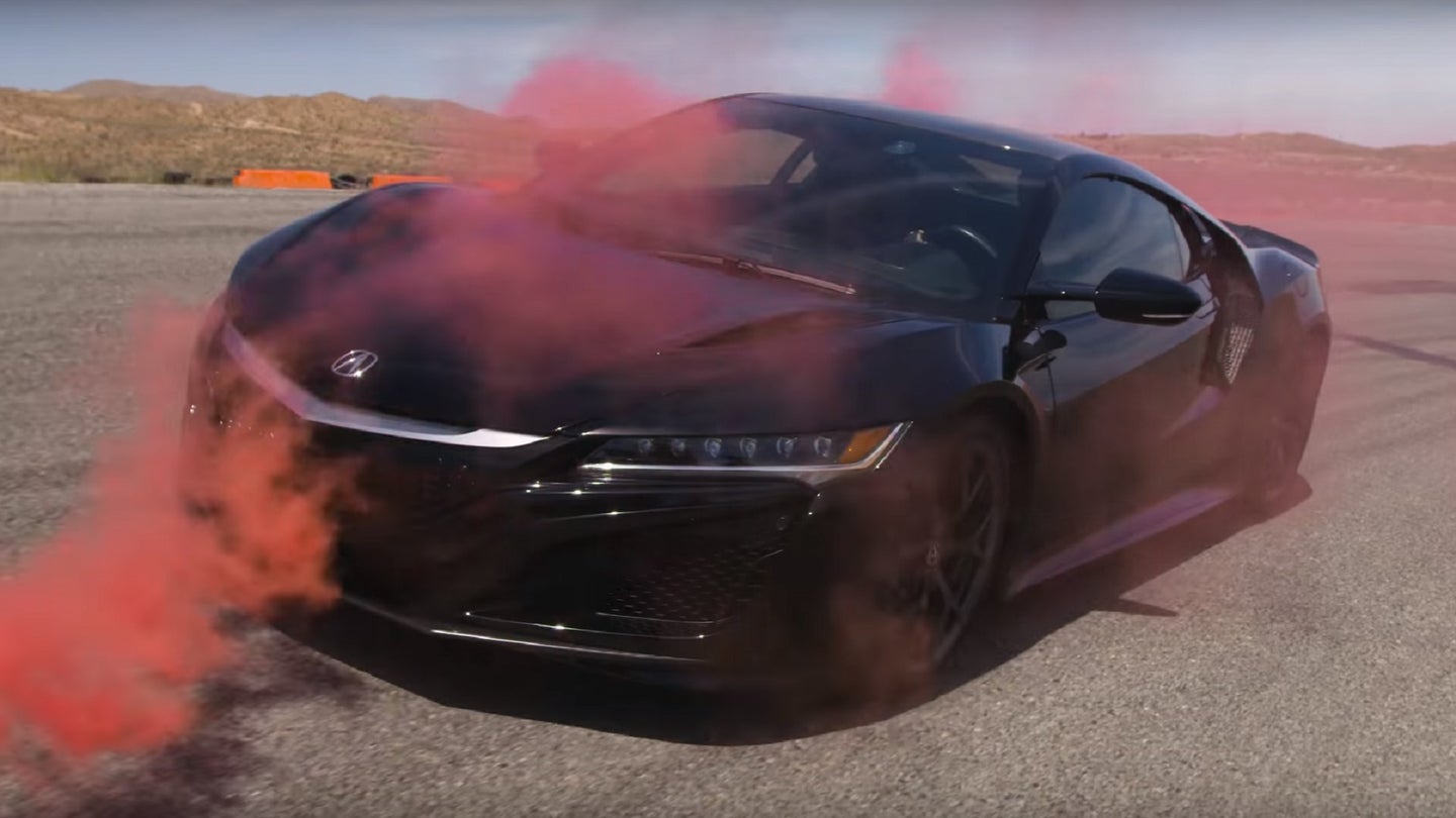 Watch Air Flow Around the Acura NSX in the Real World