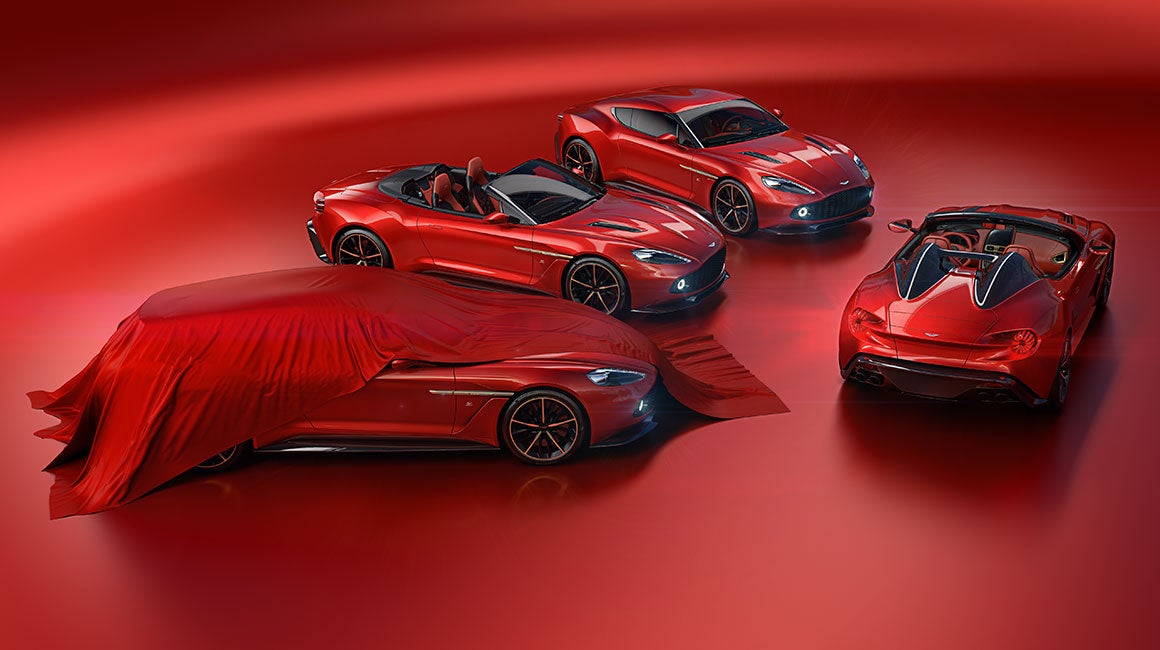 The Ultra-Rare Aston Martin Vanquish Zagato Quartet Is Here