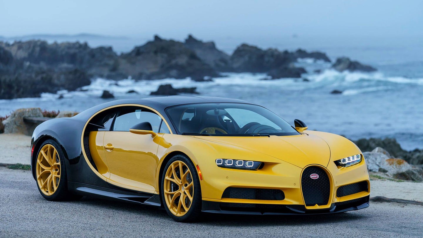 First Bugatti Chiron in the US Delivered to Owner at Pebble Beach