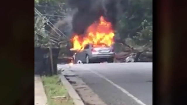 Georgia Man Escapes Burning Mercedes-Benz Trapped Under Powerlines