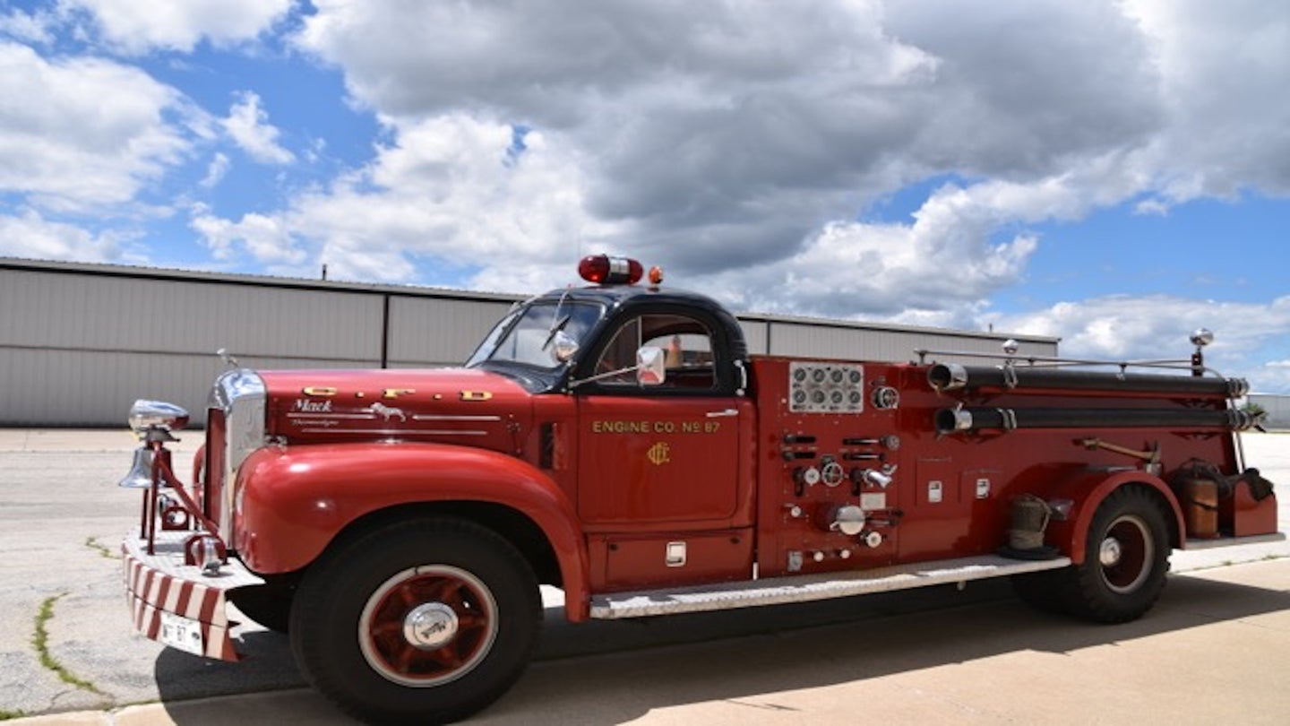 This Vintage  Fire Truck Could Be Yours, Courtesy of Bring a Trailer