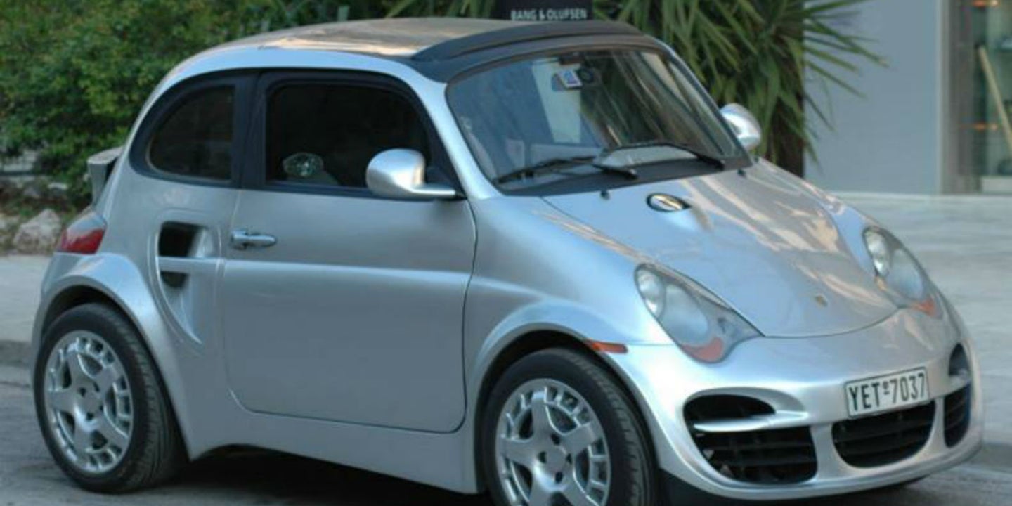 A Fiat 500 Styled Like a Porsche 911 Turbo Is the Worst Kind of Doppelganger