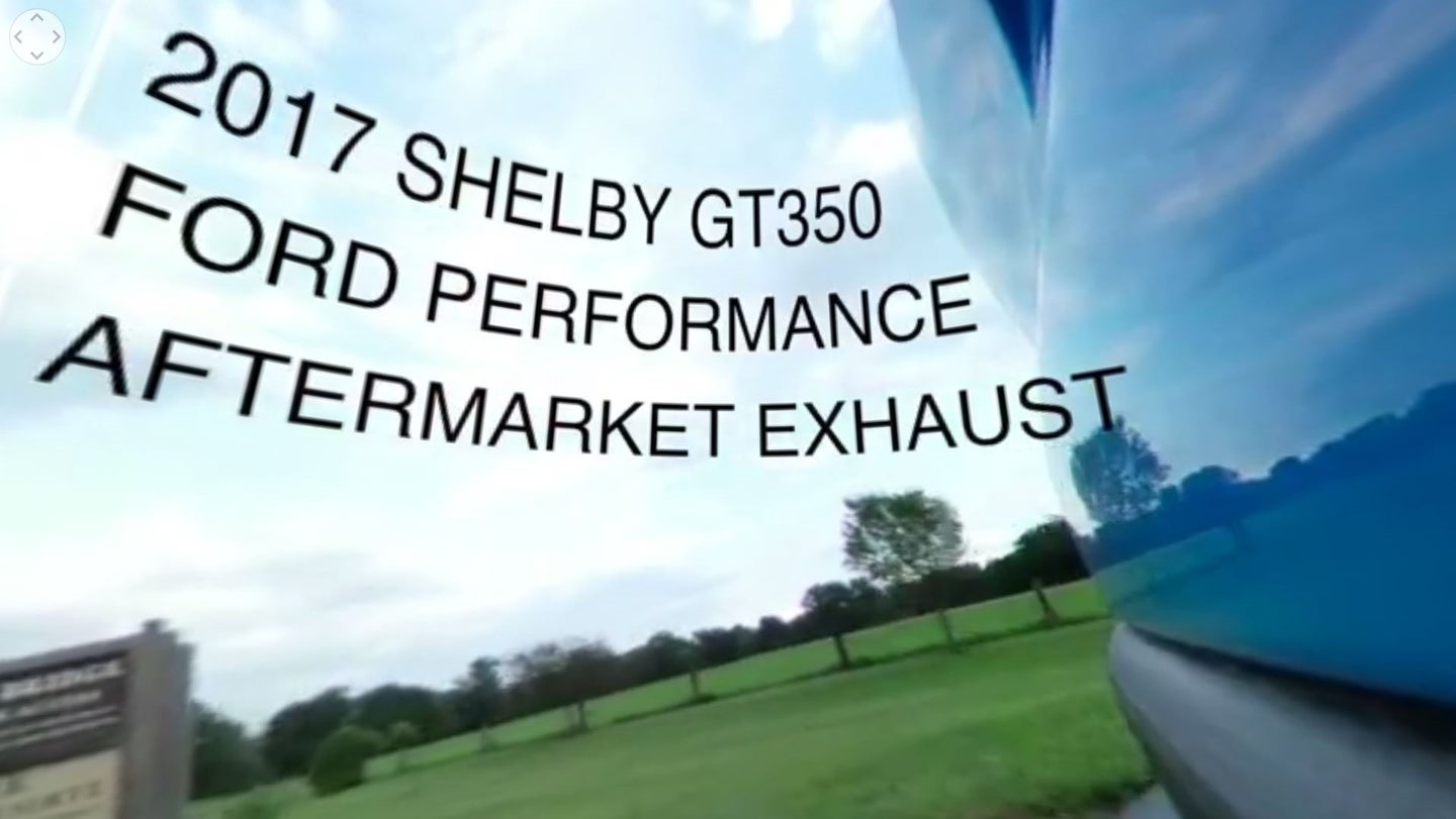 Take a Virtual Reality Ride Along in a Shelby GT350