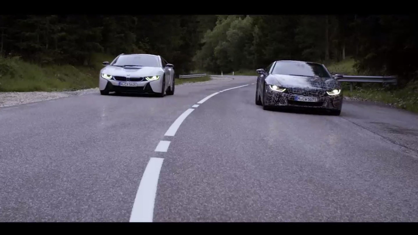 Watch This Teaser of the BMW i8 Roadster in Final Testing