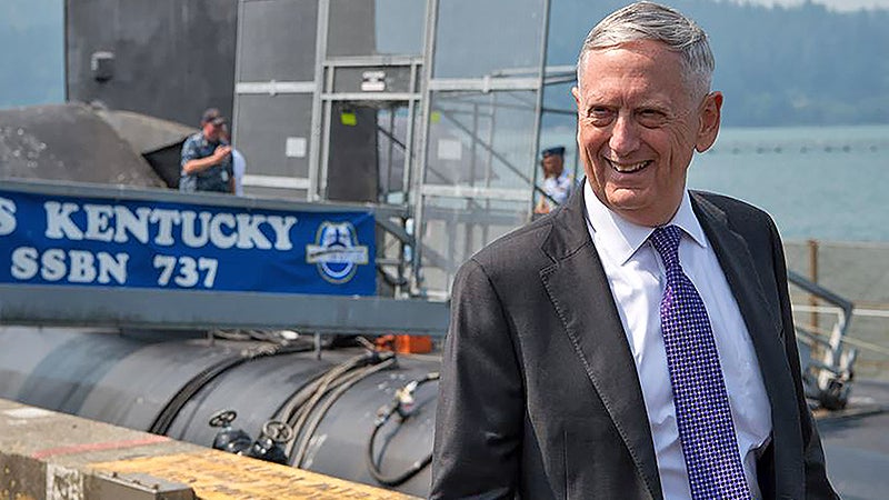 Here’s What SecDef Mattis Thinks About Retaining All Three Legs Of The Nuclear Triad