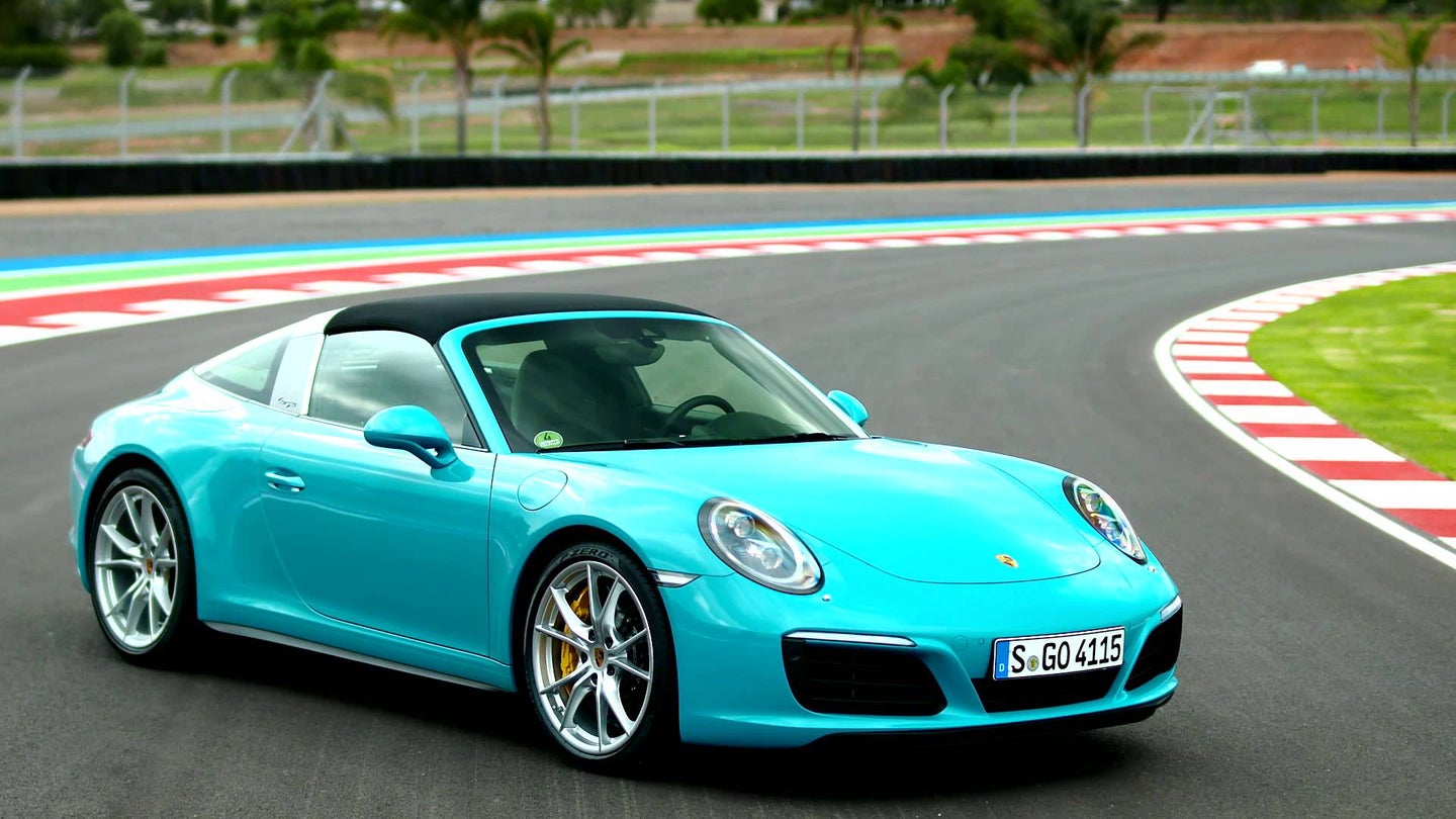 The Only Miami Blue Porsche 911 Targa 4S in America Is For Sale