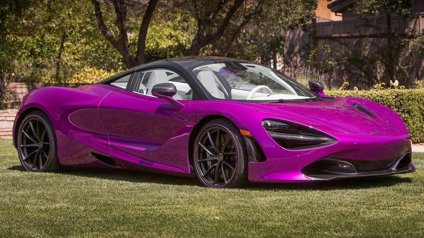 Extremely Purple, One-Off McLaren 720S Presented to Wealthy Client at Pebble Beach