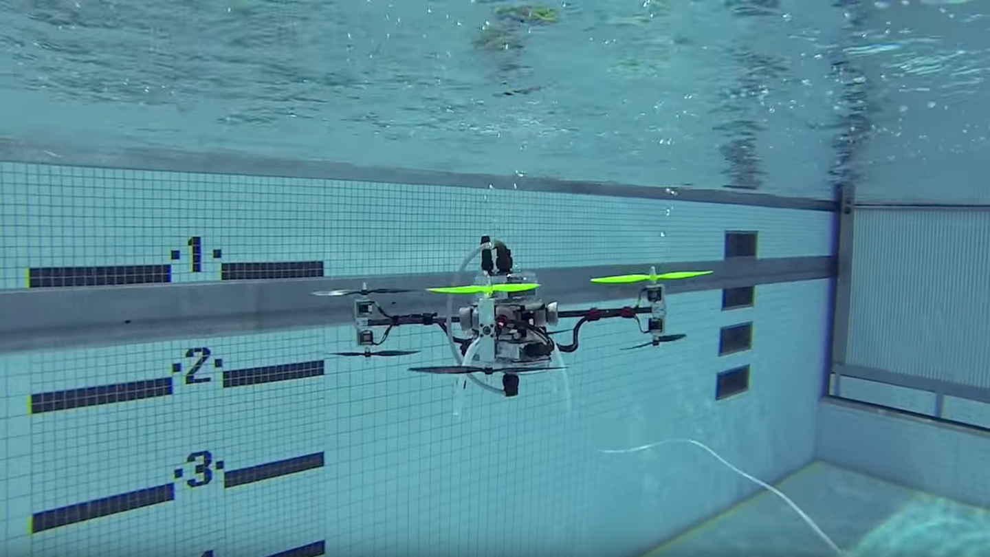 Researchers Create &#8216;Naviator&#8217; Drone That Can Both Fly and Swim
