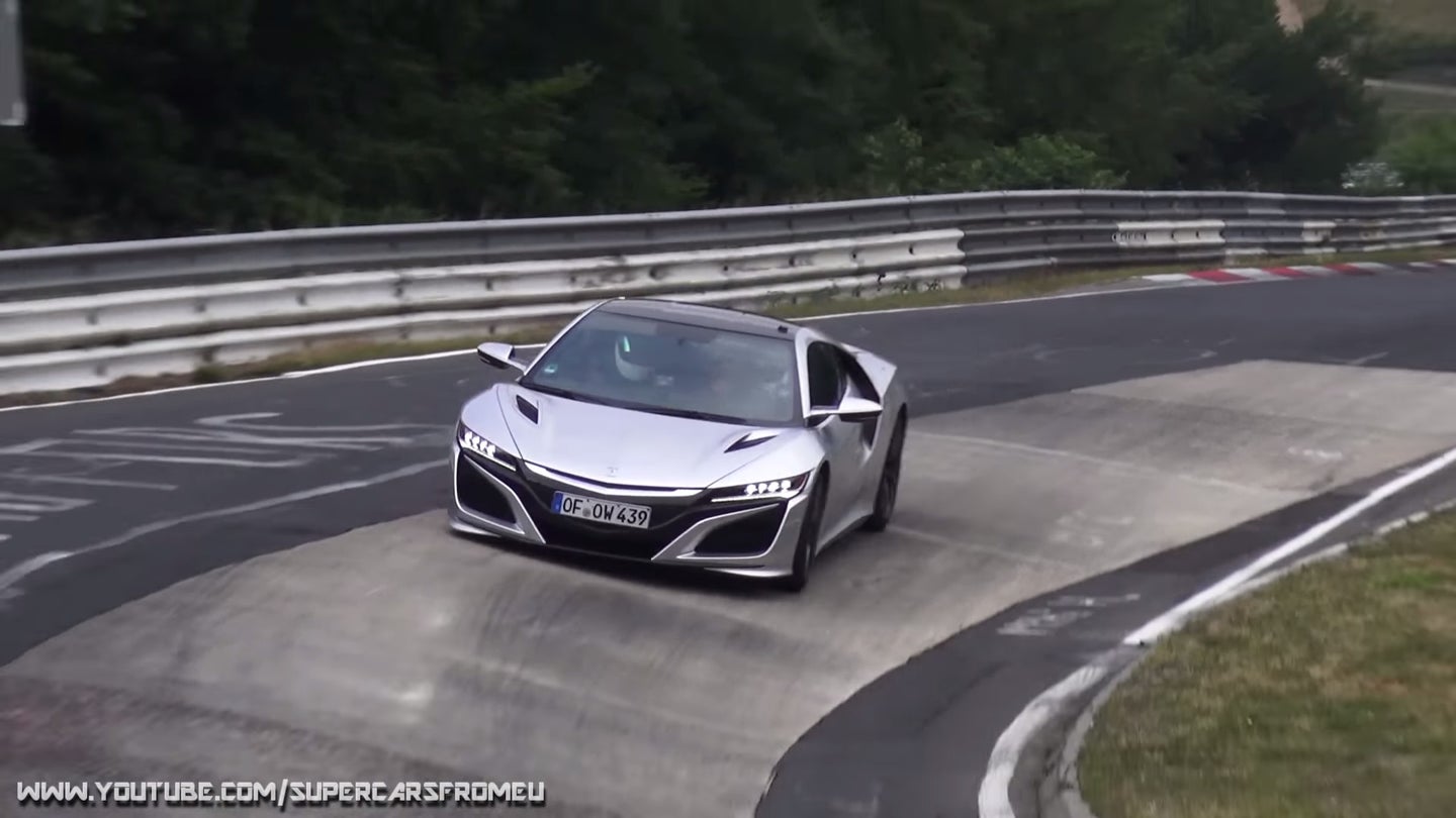 Watch These Honda NSXs Lap the Nurburgring | The Drive