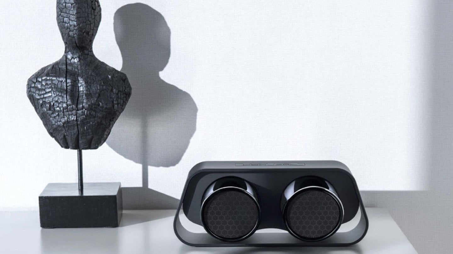 Porsche Design Adds A New Portable Exhaust-Inspired Bluetooth Speaker To Their Portfolio