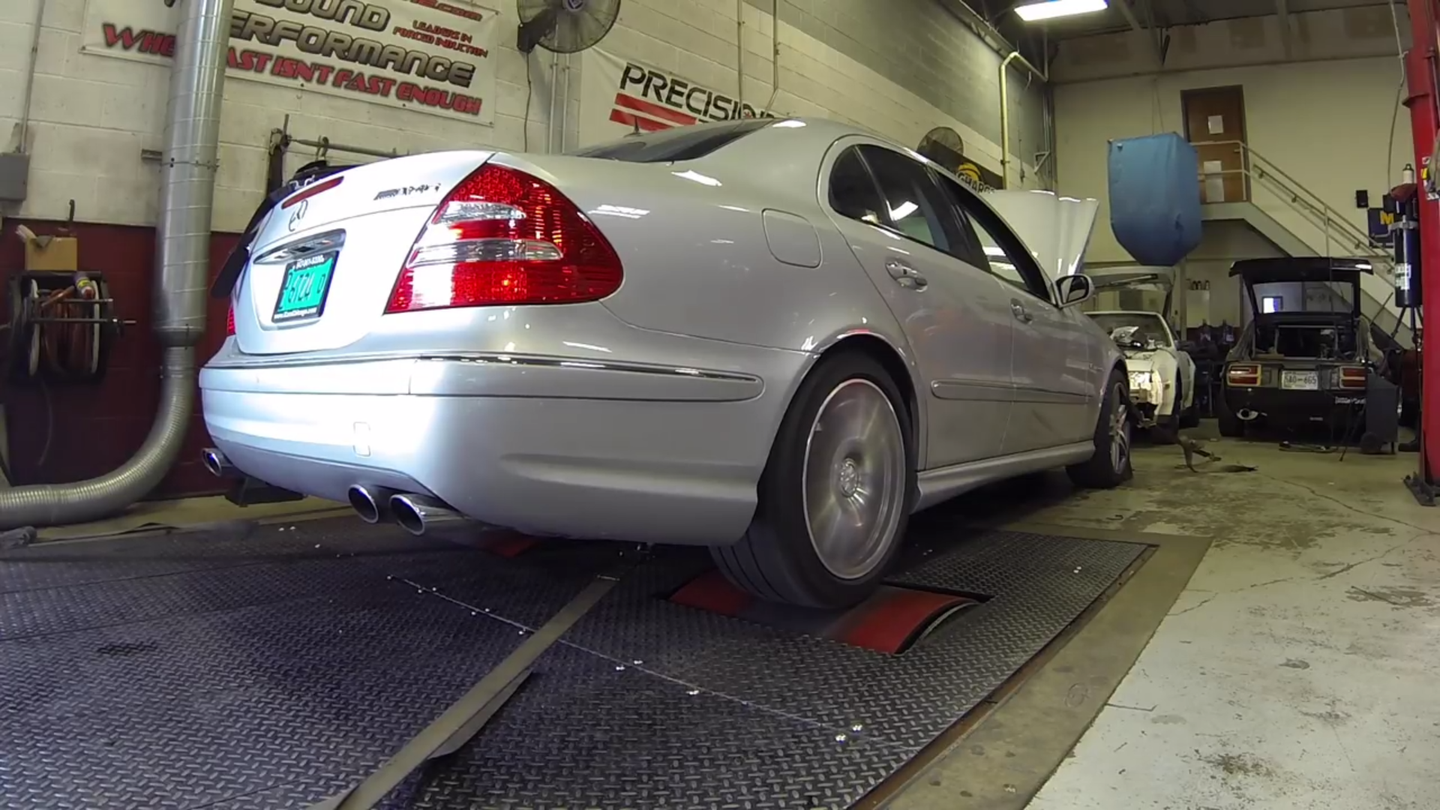 Here’s How Much Power a 402,000-Mile Mercedes-AMG E55 Still Makes