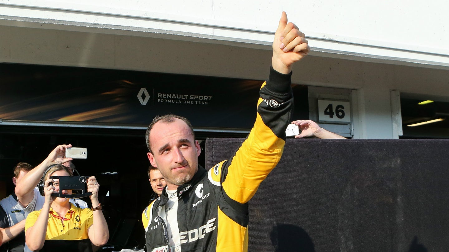 Renault Sport F1: Kubica Not Held Back By Injury