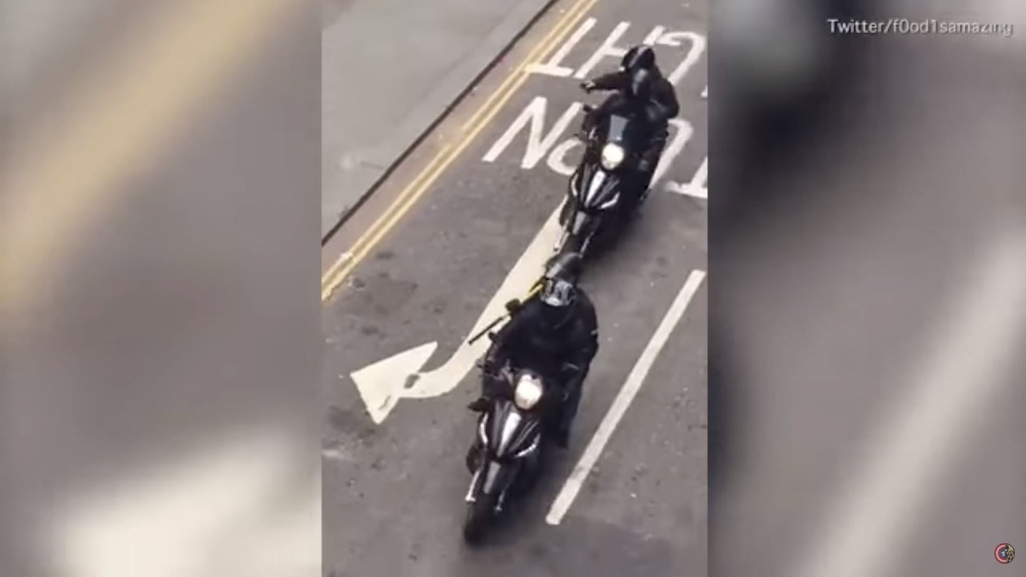 Watch a Scooter Gang Pull Off a Jewel Heist in London