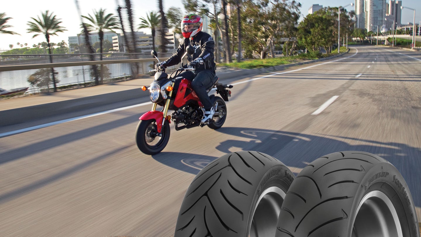 Dunlop Brings Full-Size Motorcycle Tire Tech to Scooter Tires