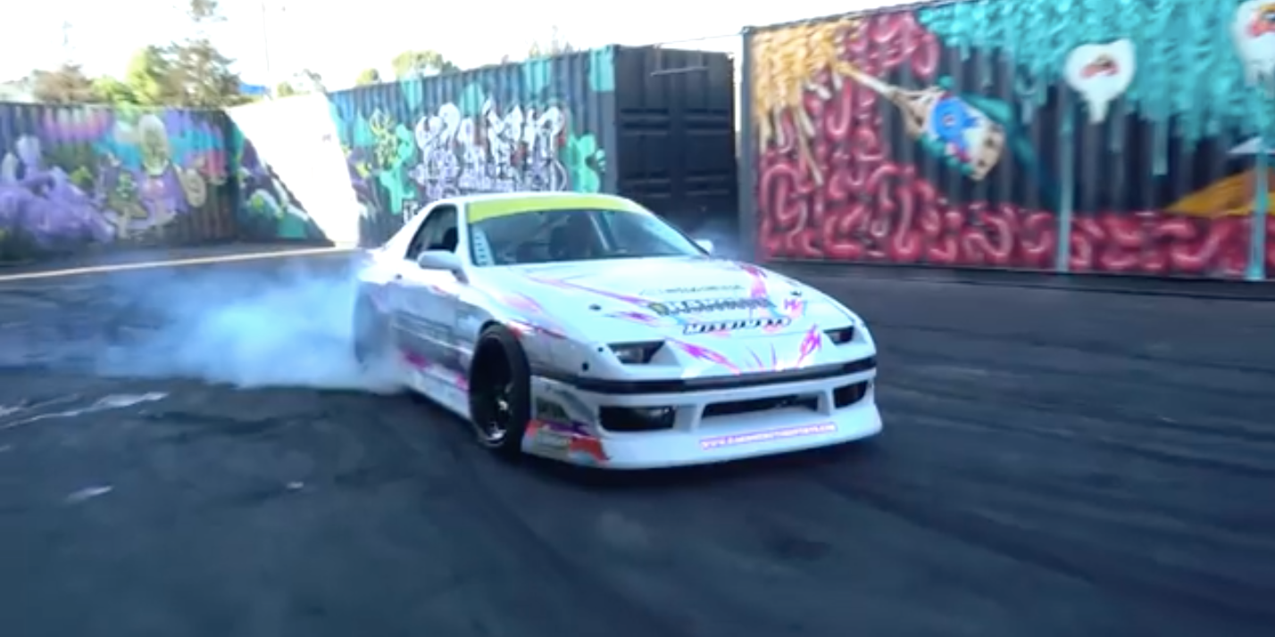 Check Out This RB25-Powered Mazda RX-7 Drift Machine