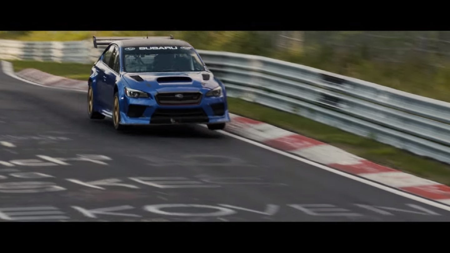 Watch the Subaru WRX STI Type RA NBR Set a Nurburgring Record