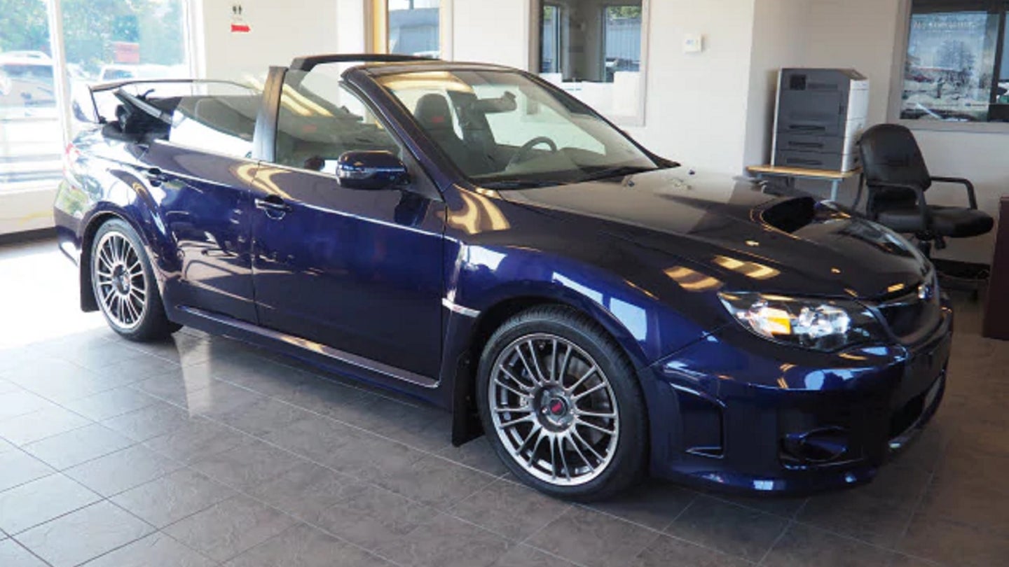 This Subaru WRX STI Convertible Is for Sale Right Now in New Hampshire