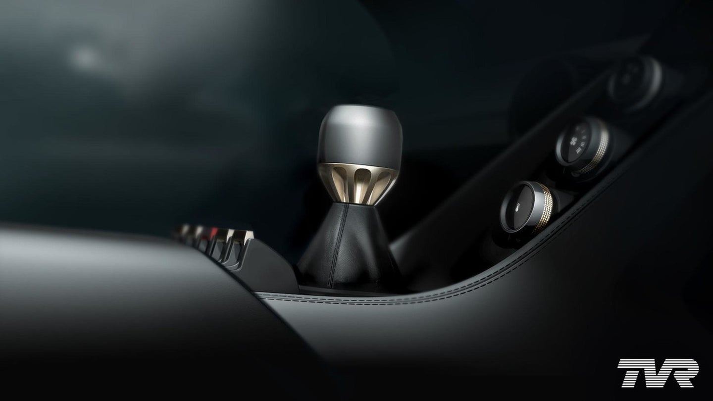 TVR Teases Manual Transmission for Upcoming V8-Engined, 200-MPH Sports Car