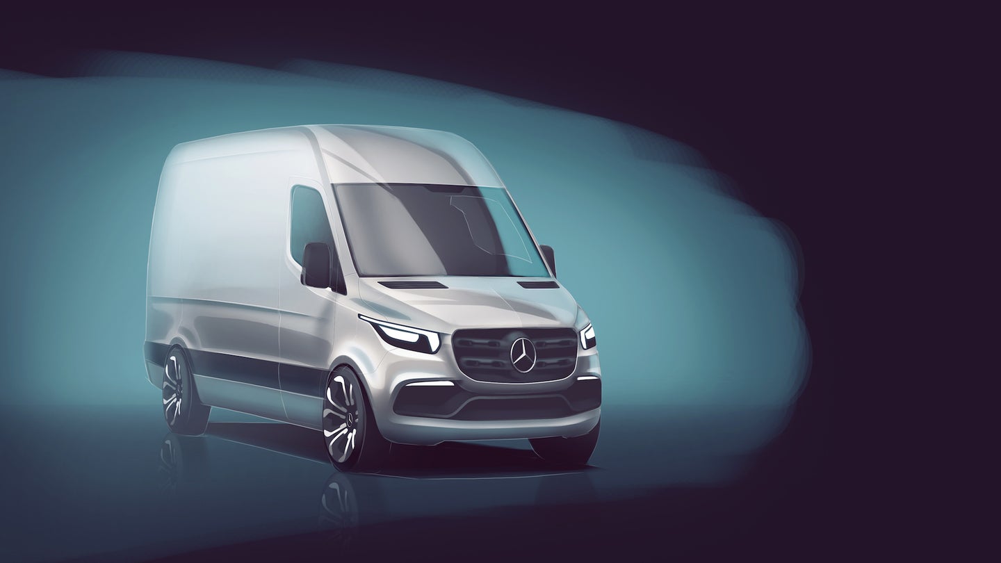Mercedes-Benz Shows Off the New Sprinter Van Design Philosophy