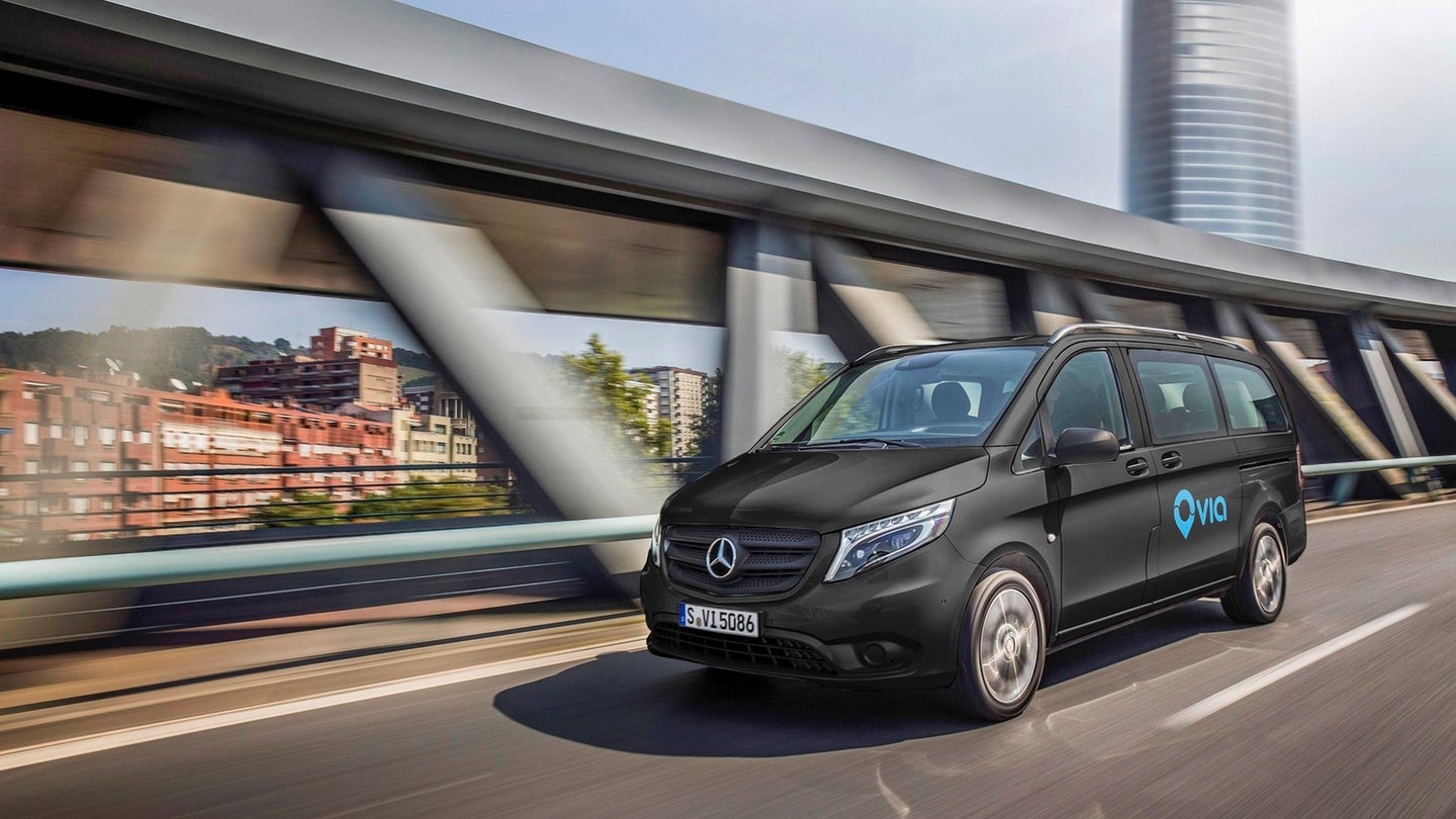Mercedes-Benz Teams Up With U.S. Start-Up Via on Ride-Sharing Shuttle Programs