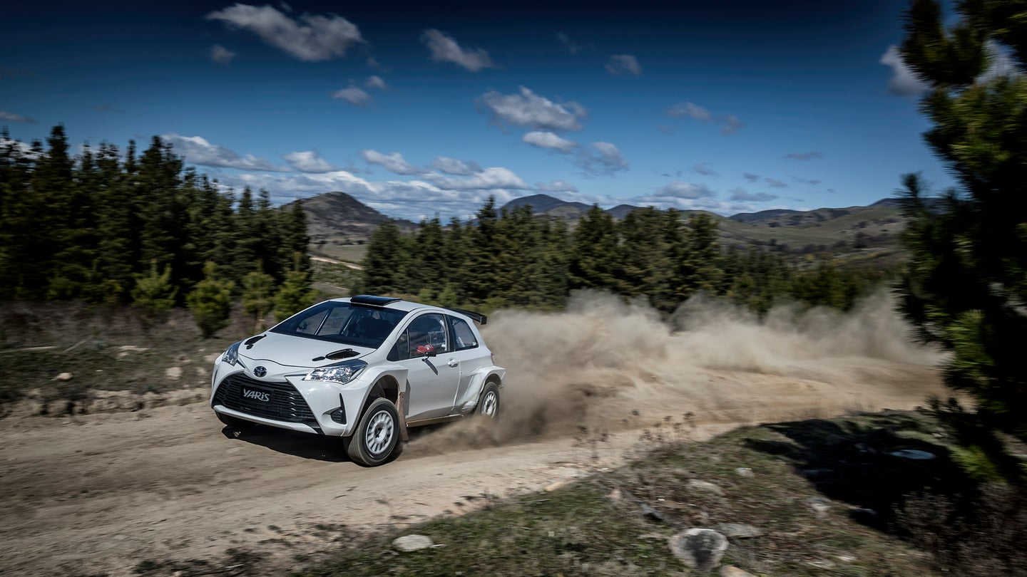 Watch Toyota Shakedown its New 300 HP Yaris for the Australis Rally Championship
