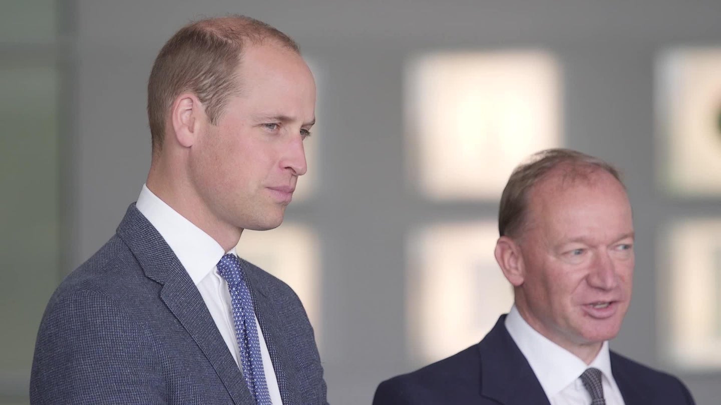 Prince William Takes a Tour of McLaren’s Headquarters