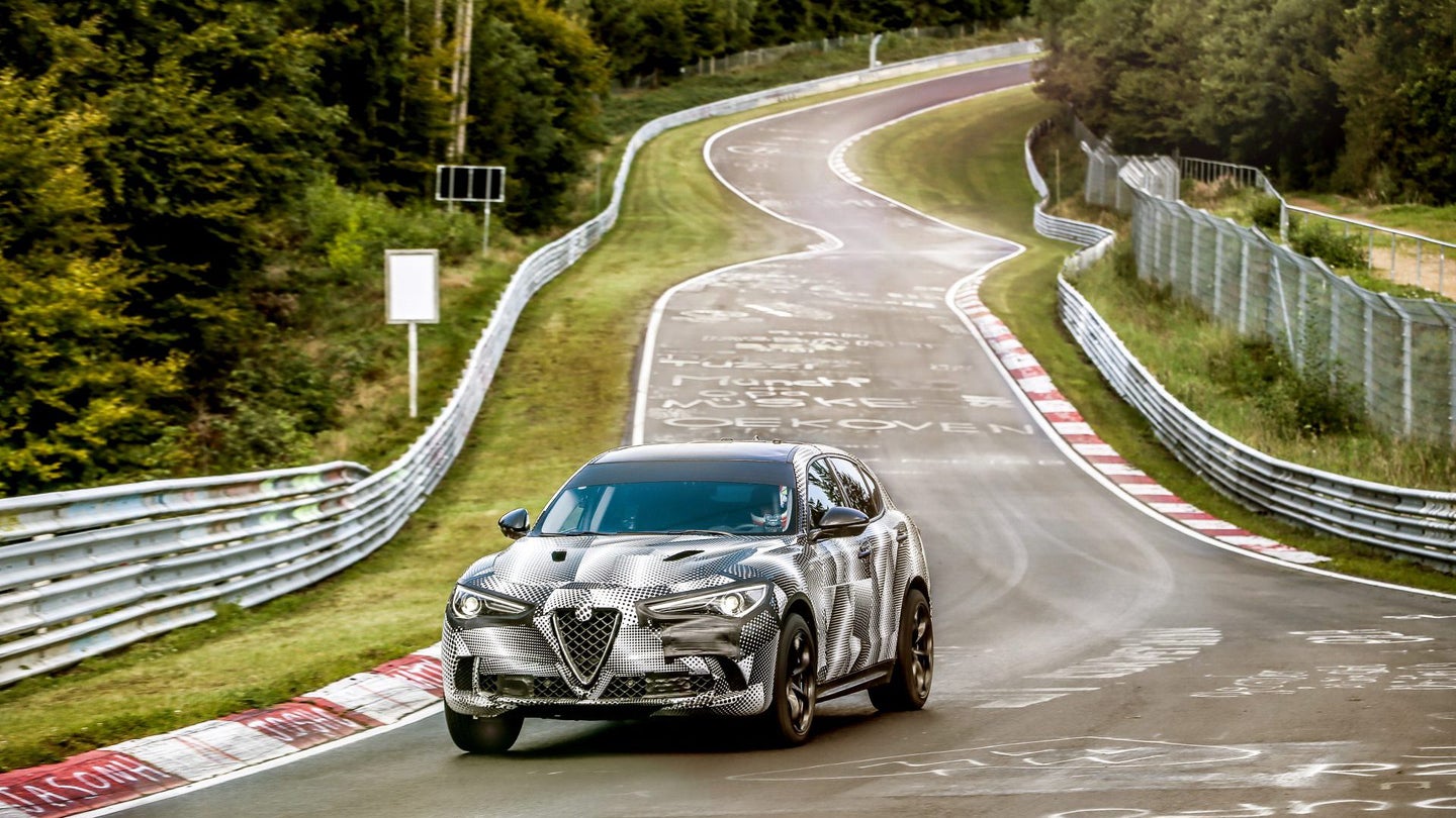 Alfa Romeo Stelvio Quadrifoglio is Officially the Fastest SUV Around the Nurburgring