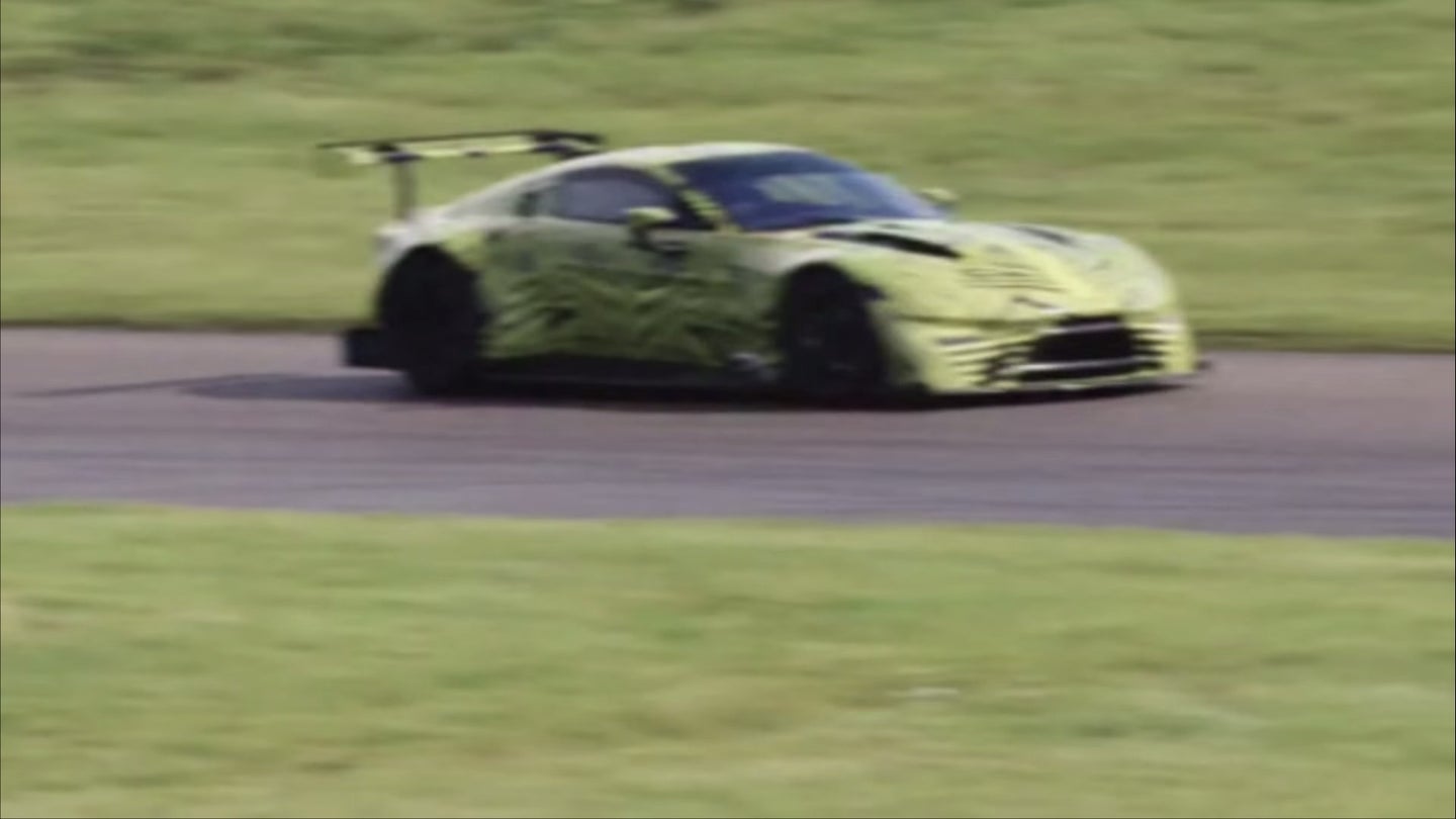 2018 Aston Martin Vantage GTE Race Car Spotted Testing