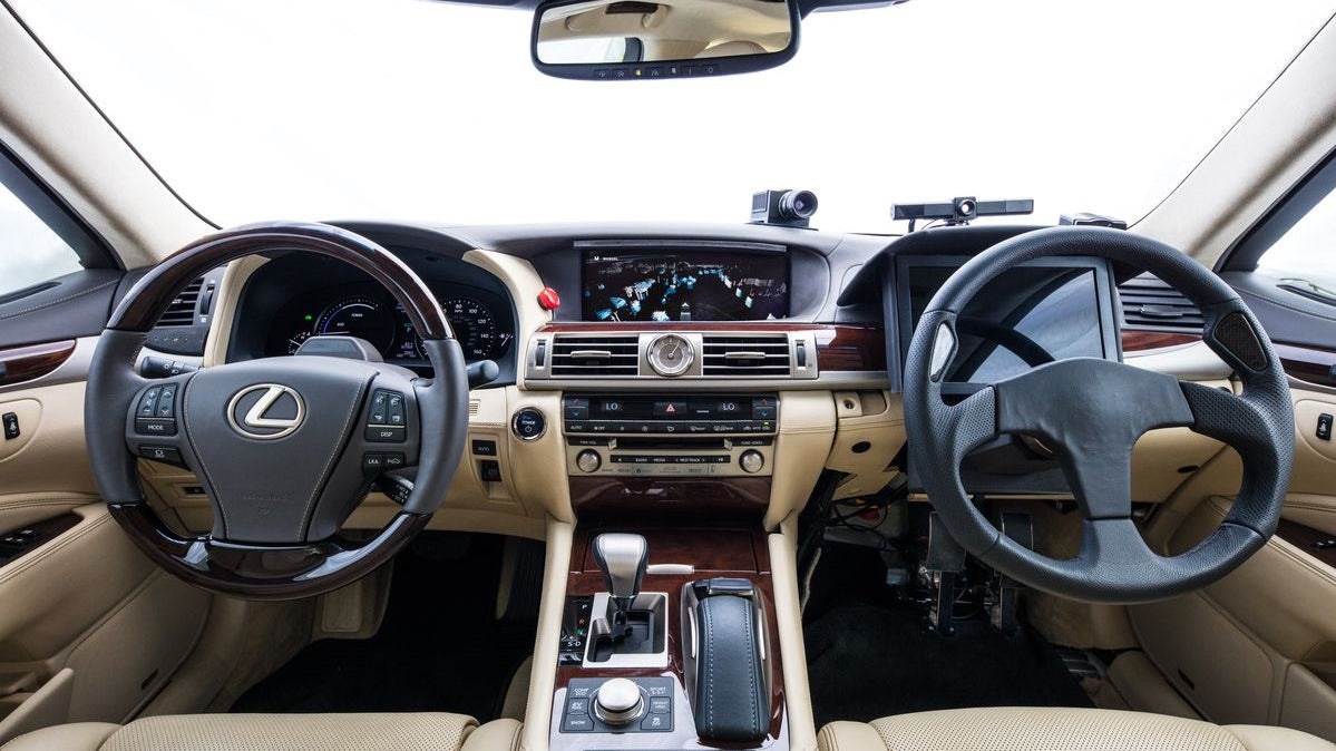 Why Does This Self-Driving Lexus Have Two Steering Wheels?