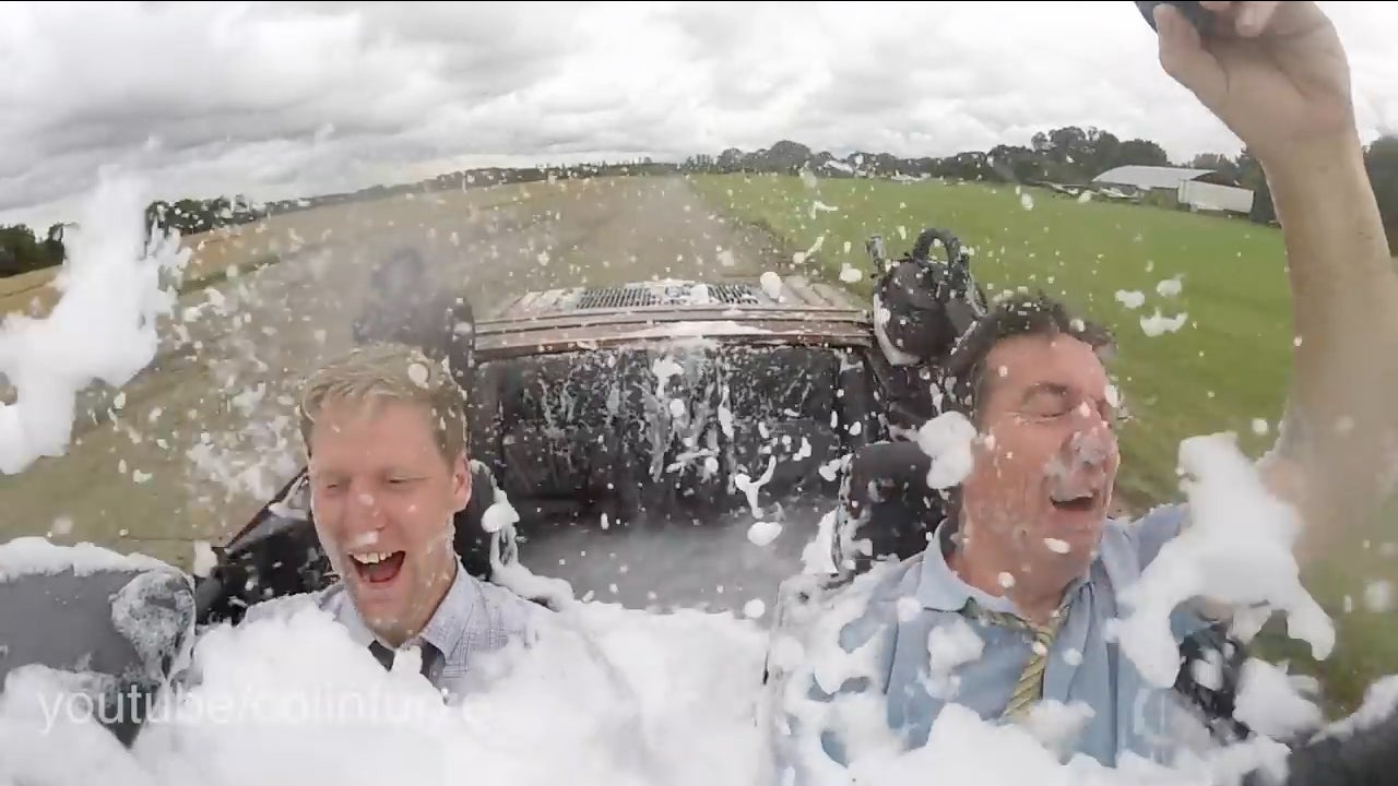 Watch Colin Furze Test His Bubbly BMW Hot Tub