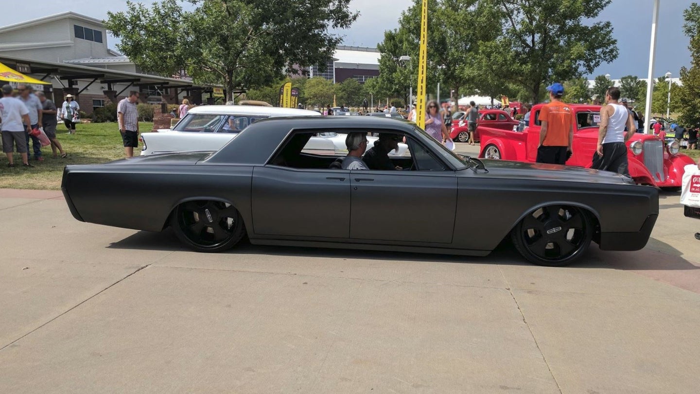 This 1966 Lincoln Continental with a Shelby GT500 V8 is an All-American Badass