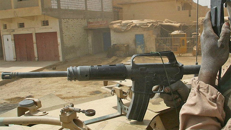 This Funky But Innovative M16 Machine Pistol Was Made For The Bradley Fighting Vehicle