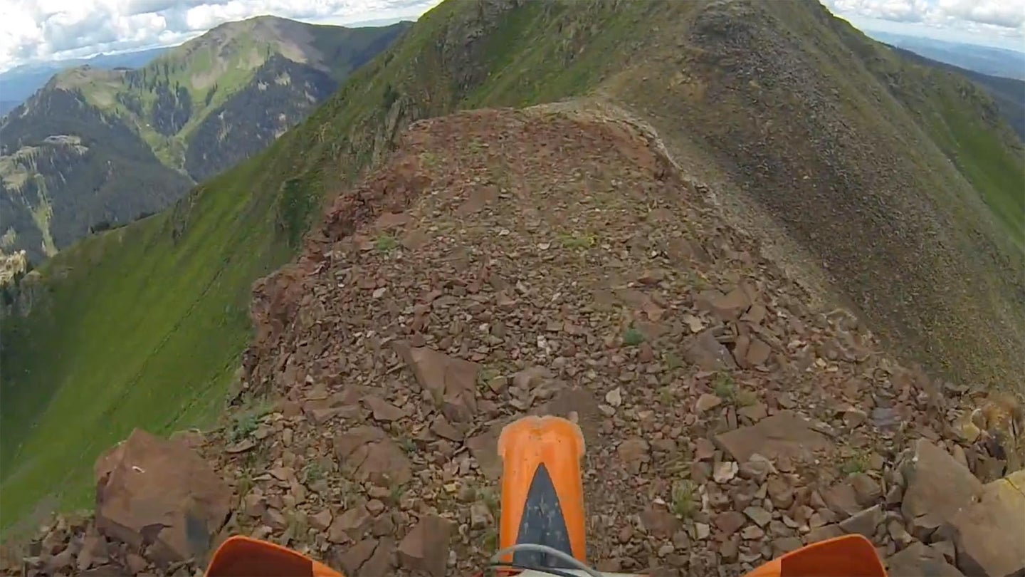 Watch This Dirt Biker Take An Unreal Journey Through the Central Idaho Mountain Range
