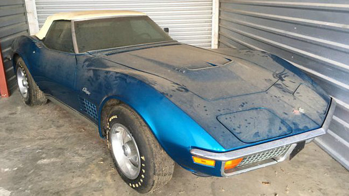 There&#8217;s a 1972 Chevrolet Corvette 454 with 914 Miles Hiding in a Pittsburgh Garage