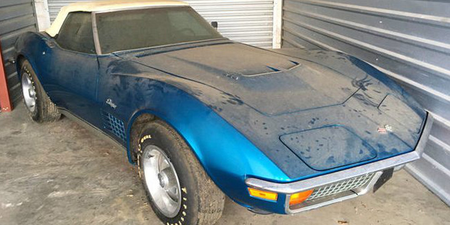 There’s a 1972 Chevrolet Corvette 454 with 914 Miles Hiding in a Pittsburgh Garage