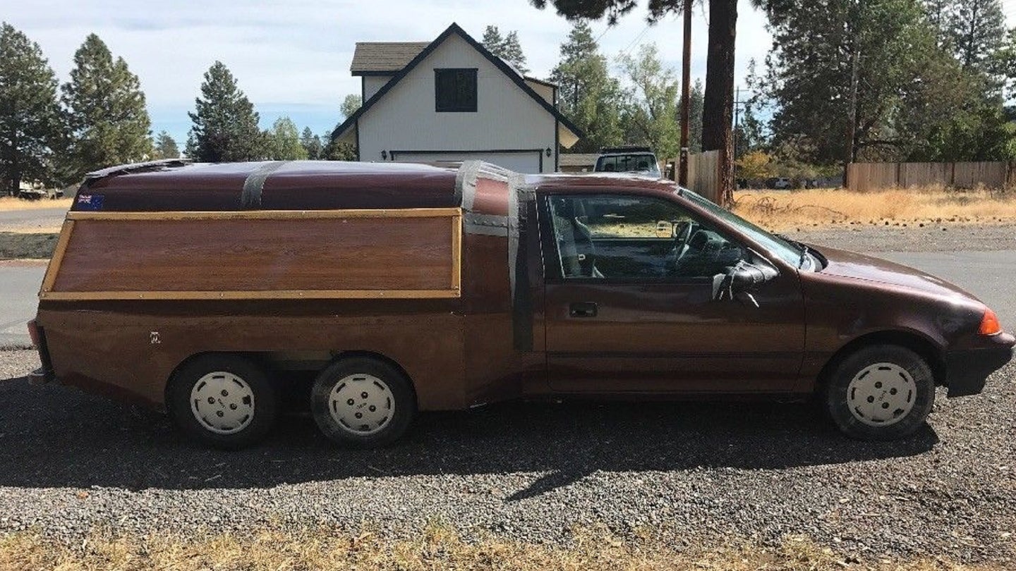 This Custom 1991 Geo Metro for Sale on eBay Might Be the World’s Smallest RV