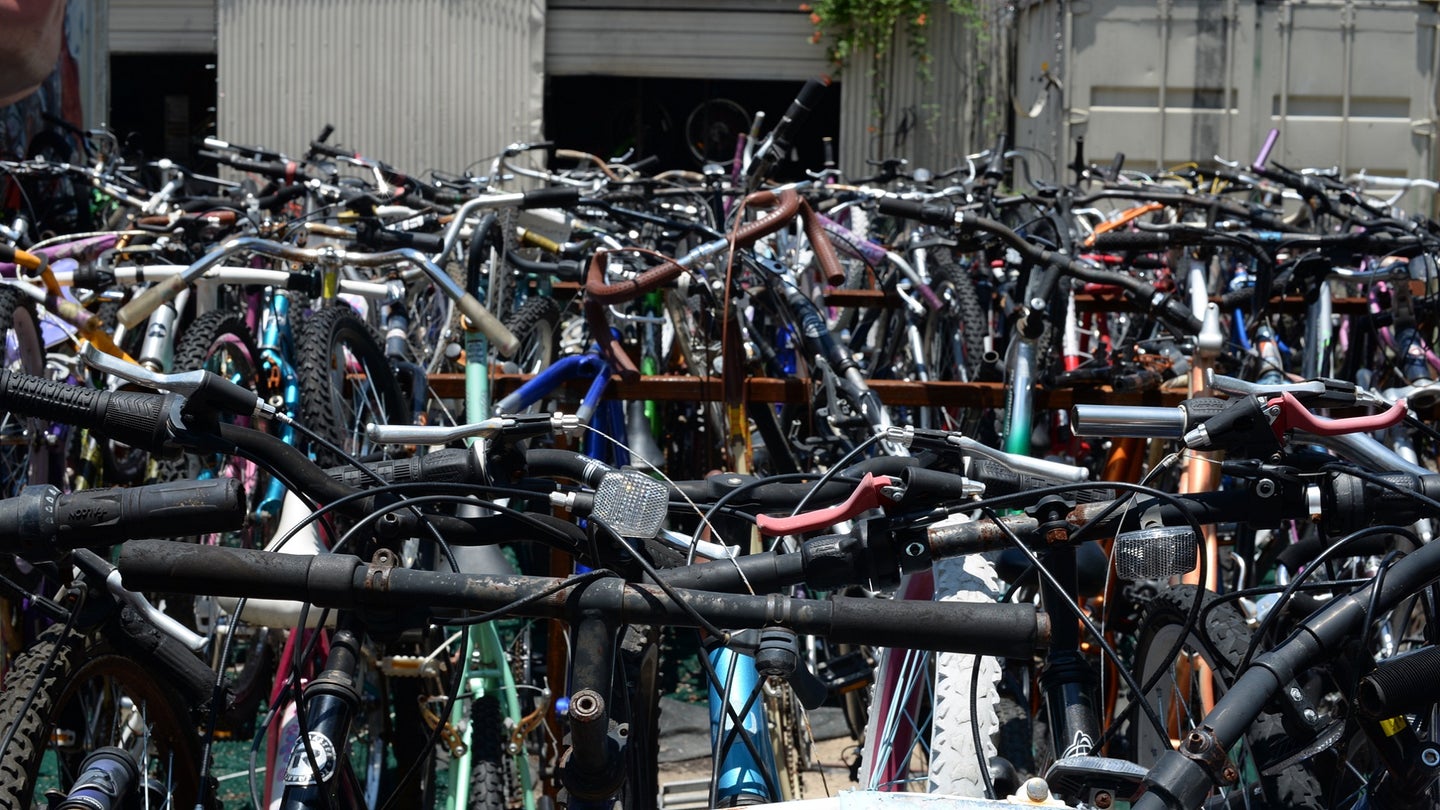 Bicycles Replace Cars In Hurricane Harvey’s Aftermath