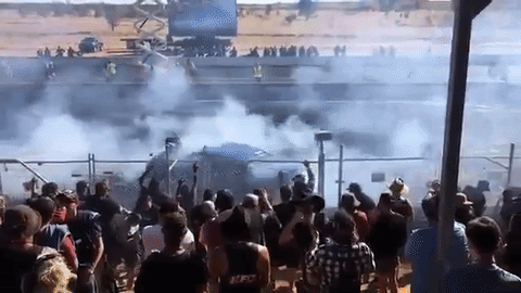 Crowd Sprayed With Burning Fuel at Australian Burnout Battle Gone Horribly Wrong